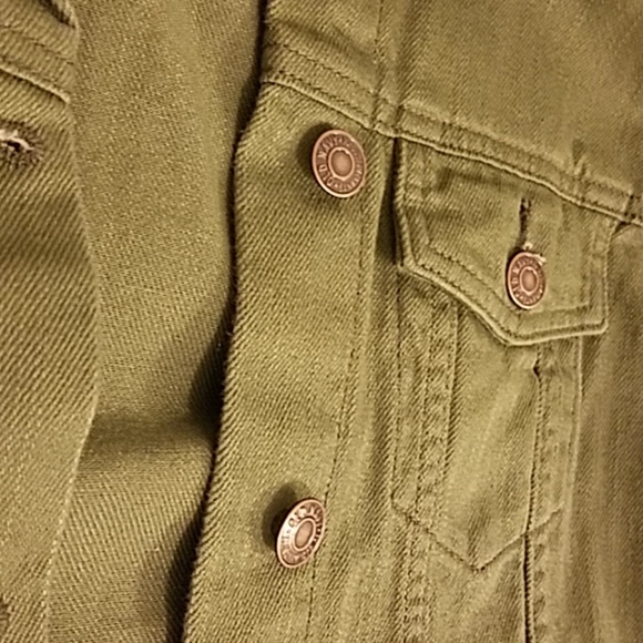 Olive khaki jacket - Picture 4 of 5